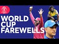 World Cup Farewells Goodbye Dhoni Malinga Gayle And More ICC Cricket World Cup 2019