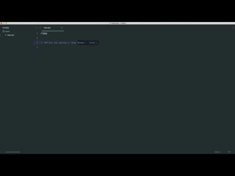 PHP Basics Commenting 31 35