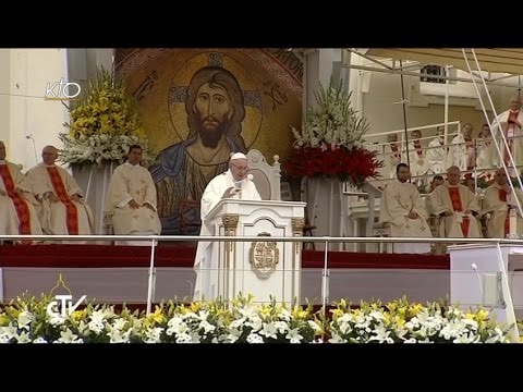 Le pape François célèbre la messe anniversaire du baptême de la Pologne