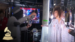 Solange Knowles | Backstage | 59th GRAMMYs