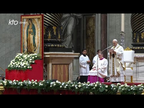 Messe présidée par le pape Léon XIV pour la fête de Notre-Dame de Guadalupe - 12 décembre 2025