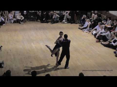  Valeria Zunino  and  Pablo Nievas  are  dancing  at  England International Tango Festival  in  2013