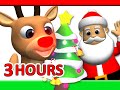 Kids Christmas Songs 3 Hours Rudolf Santa Claus Frosty More Children Busy Beavers