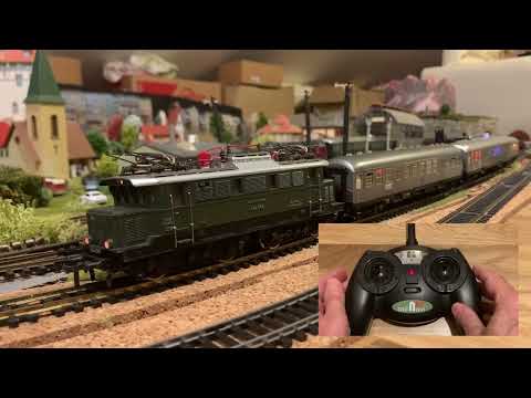 RC-train E44 mit Silberlingen, diverse SOUNDS, Licht, Umbau auf R/C Train, Unikat