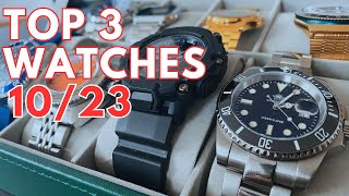 Top 3 Watches Of October 2023 | Casio | Pagani Design | Addiesdive