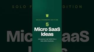 5 Micro SaaS Ideas for Solopreneurs