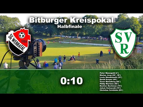 +++ Bitburger Kreispokal Halbfinale +++ SG Werratal - SV Reichensachsen 0:10