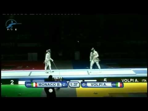 Volpi Alice vs Monaco B. - Junior fencing World Championship Moscow 2012 - Semi Final - ..mp4