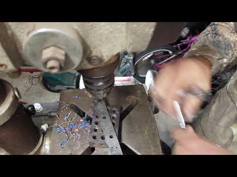 Drilling Through Hardened Steel