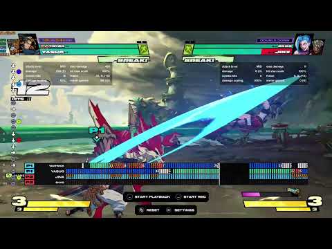 2XKO Season 0 Warwick Full Bloodlust anywhere with Yasuo Handshake