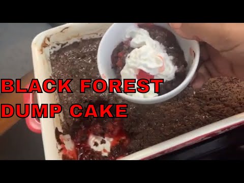 Black Forest Dump Cake Cherry Pie Filling