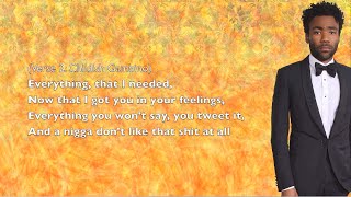 Childish Gambino - Telegraph Ave (&quot;Oakland&quot; by Lloyd) - Lyrics