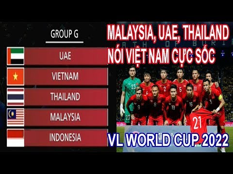 Malaysia, UAE Và Thái lan Nói Cực Sốc Về Đẳng Cấp Tuyển Việt Nam Tại Bảng G VL World cup 2022