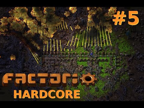 Factorio Hardcore #5 - deathworld 600% lazy bastard (no comment) - preparing expansion