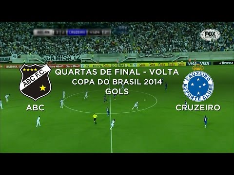 Gols - ABC-RN 3 x 2 Cruzeiro - Copa do Brasil - 15/10/2014