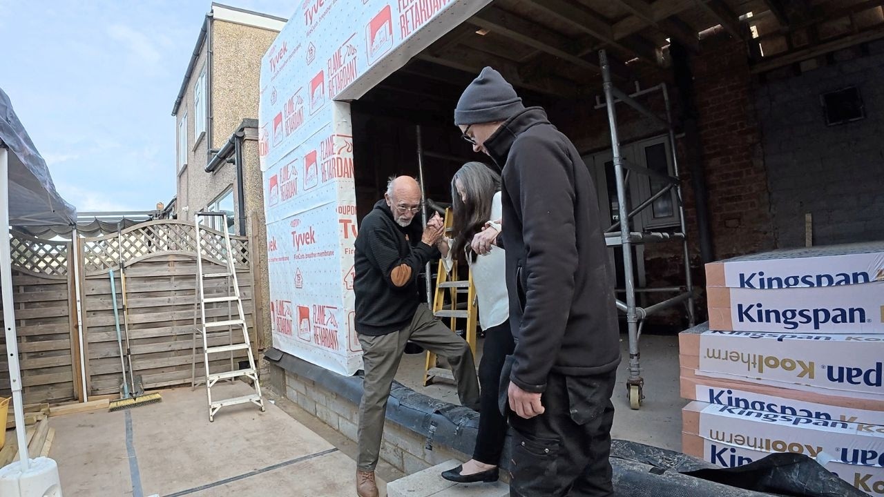 Surprise! Meeting Jean.. and Jim TORCHES the Roof (Part 6)