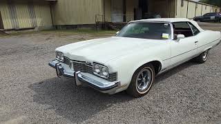1973 Pontiac Grand Ville Convertible Walk Around and Drive By