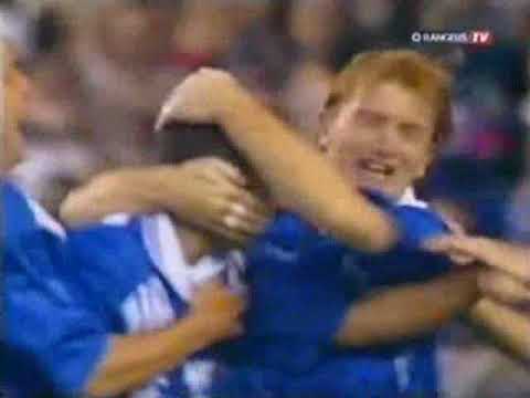 Лига чемпионов 1997 год предварительный раунд 1 матч  Глазго Рейнджерс-Алания