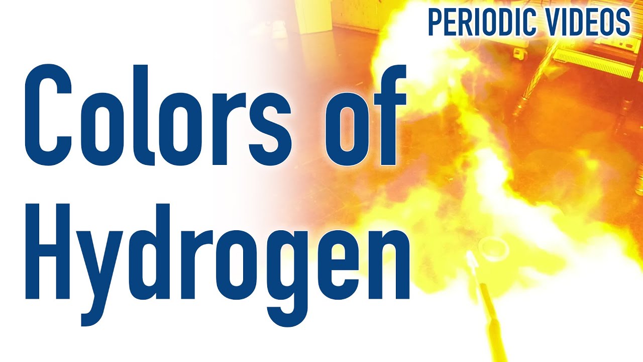 The Colours of Hydrogen - Periodic Table of Videos