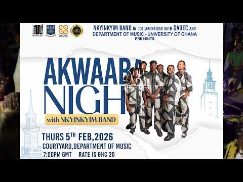 AKWAABA NIGHT AT @UoGMusic with NKYINKYIM BAND 2026 AFRO JAM 
