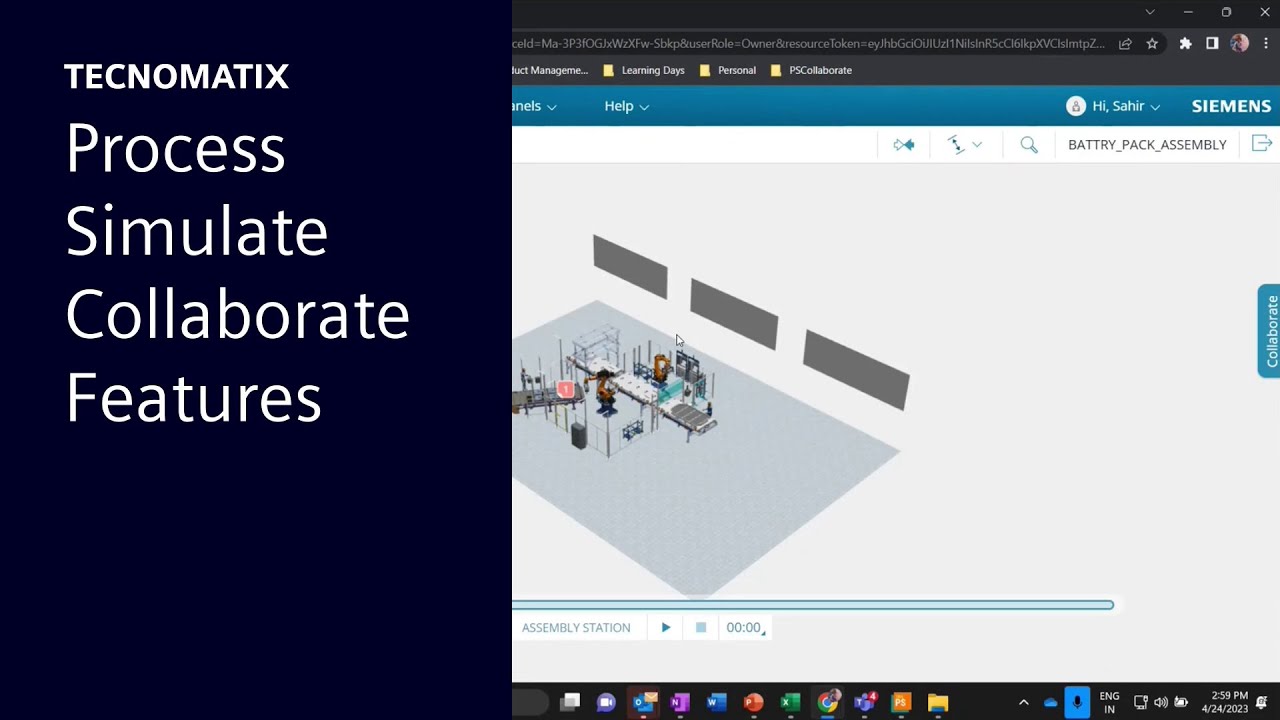 Cloud-based Simulation: Process Simulate Collaborate