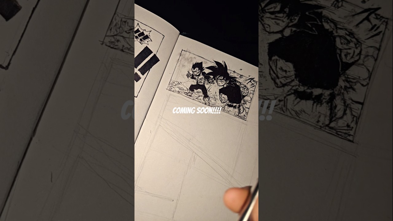#dbs#goku#vegeta#manga panel sketch #dragon ball super#COMING SOON!!!