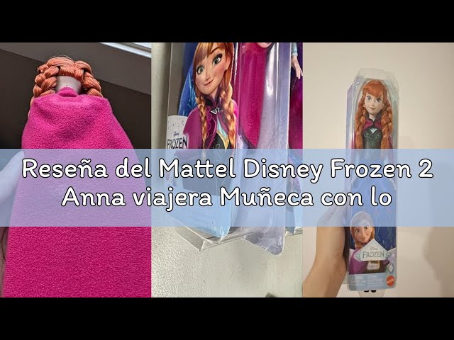 Vídeo relacionado con Mattel Disney Frozen 2 Anna viajera Muñeca con look de viaje, juguete +3 años (HLW49)