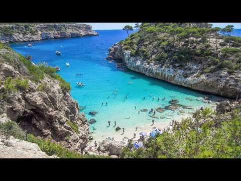 🎵 Deep House Drone 4K Footage 📍 Mallorca Beach, Spain