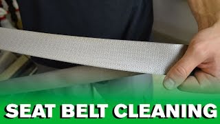How to Clean a Seat Belt