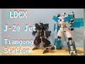 LDCX J 20 Stealth Jet And Tiangong Space Station