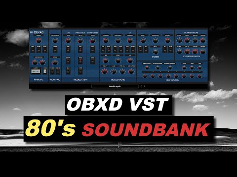 OBXD discoDSP VST 80's SOUNDBANK- FREE PRESETS