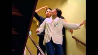 JD and Elliot Caught in a Moment