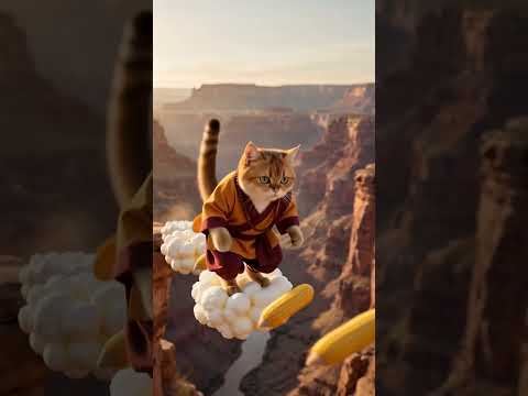 Popcorn Cat’s Dream Adventure! 🍿🐱✨