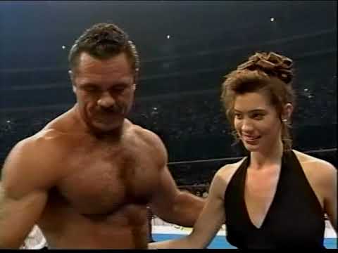 Rick Rude vs Sting in NJPW   Rude Last Match - Rude Suffers Career Ending Back Injury - Full Match