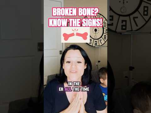 Broken Bone? Signs to Watch For 🩻 #kidshealth #brokenbones #parentingtips #fractures