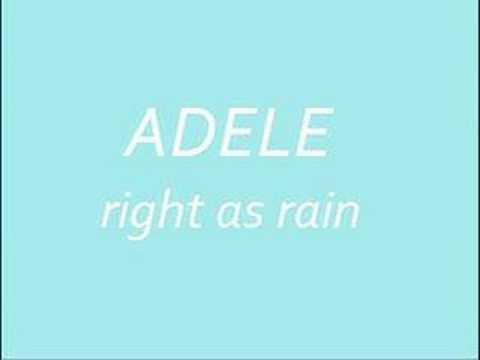 adele - right as rain