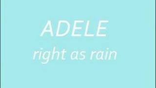 adele - right as rain