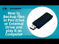 How To Backup Videos Or Files From Jovision NVR In Pen Drive Or USB Disk And Play It On A Computer