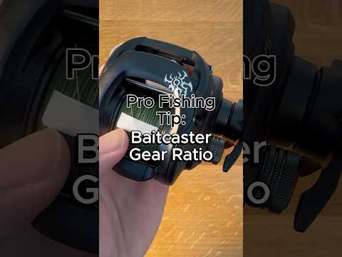 Baitcasting Reel Gear Ratio Explained #fishing #fishingtips #fishingreel #bassfishing