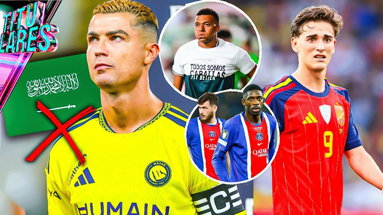 ¿Se va Cristiano de Arabia? | Quieren salvar a Gavi | Captan insultos de Mbappe | PSG elige a su BdO