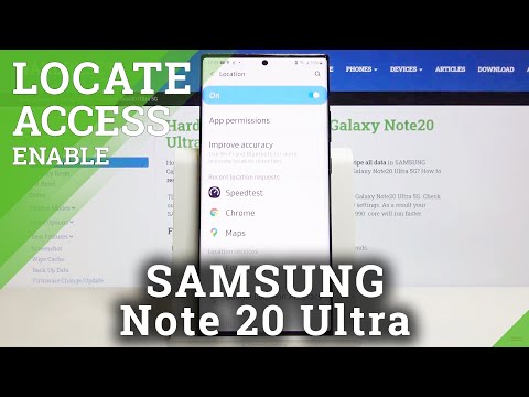 How to Deactivate Location Tracking on SAMSUNG Galaxy Note 20 Ultra – Personalize Location Settings