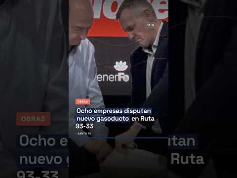 Ocho empresas disputan nuevo gasoducto en Ruta 93-33