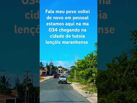 Sandro nogueira na br viagem de carro de são Paulo para o nordeste chegando em Tutóia Maranhão