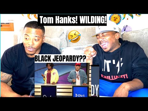 CAUGHT US OFF GUARD.. | Black Jeopardy with Tom Hanks - SNL | REACTION