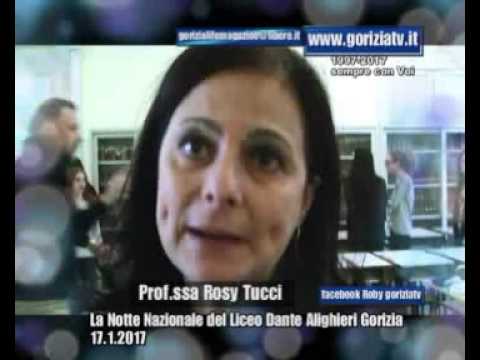 La Notte Nazionale del Classico Dante Alighieri Gorizia 16 1 2017 goriziatv news copyright