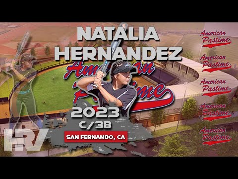 2023 Natalia Hernandez 🥎 Catcher and Third Base, Softball Skills Video - American Pastime