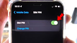 ANY iPhone How To Lock SIM card with PIN!