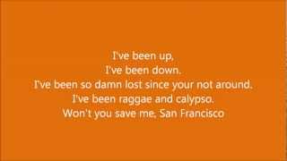 &quot;Save Me, San Francisco&quot;-Train w/ lyrics