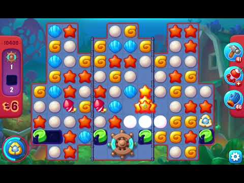 Fishdom Hard Level 10400 ( with ingame Double Bomb Boosters) @choraelmin