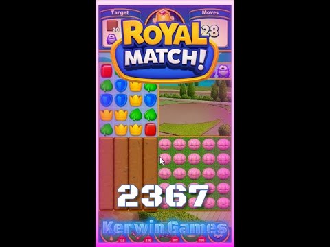 Royal Match Level 2367 - No Boosters Gameplay